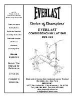 Everlast EVE-725 Owner'S Manual preview