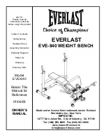 Everlast EVE-840 Owner'S Manual preview