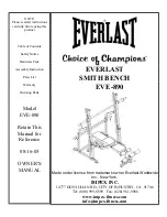 Preview for 1 page of Everlast EVE-890 Owner'S Manual