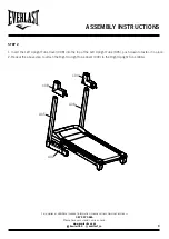 Предварительный просмотр 9 страницы Everlast Pacer Treadmill User Manual