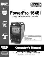 Everlast PowerPro 164Si Operator'S Manual preview