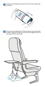 Preview for 2 page of Everlasting Comfort Airplane Footrest User Manual