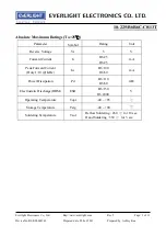 Предварительный просмотр 3 страницы Everlight 18-225/B6R6C-C01/3T Technical Data Sheet