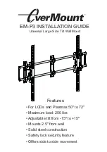 Evermount EM-P3 Installation Manual предпросмотр