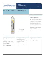 Everpure 4C Replacement Cartridge EV9600-00 Specification Sheet предпросмотр