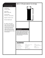 Предварительный просмотр 2 страницы Everpure CG53-10 Specifications