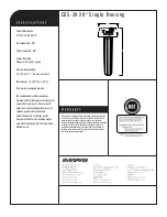 Preview for 2 page of Everpure CGS-20 20" Single Housing DEV9100-20 Specification Sheet