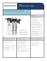 Предварительный просмотр 1 страницы Everpure Coldrink 2-MC System EV9328-02 Specification Sheet