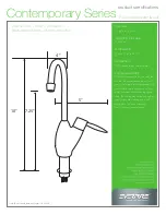 Preview for 2 page of Everpure Contemporary Series Product Specifications