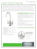 Preview for 1 page of Everpure Designer Series EV9000-86 Specification Sheet