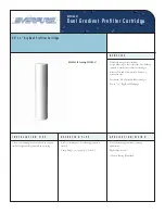 Everpure Dual Gradient Prefilter Cartridge DEV9108-37 Specification Sheet preview