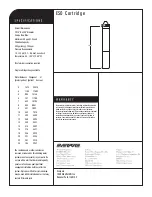 Предварительный просмотр 2 страницы Everpure ESO Replacement Cartridge EV9607-20 Specification Sheet