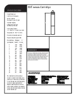 Preview for 2 page of Everpure ESO7 Replacement Cartridge EV9607-25 Specification Sheet