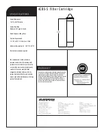 Предварительный просмотр 2 страницы Everpure Filter Cartridge 4CB5-S Specification Sheet