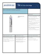 Everpure Filter Cartridge 7CB5-K Specification Sheet предпросмотр