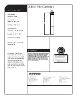 Preview for 2 page of Everpure Filter Cartridge 7CB5-K Specification Sheet