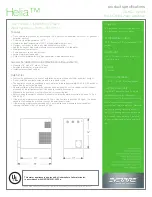 Preview for 2 page of Everpure Helia CGHC-1 Instant Specification Sheet