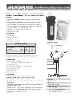 Предварительный просмотр 1 страницы Everpure HFC-10 System EV9100-91 Installation And Operation Manual