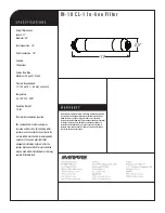 Предварительный просмотр 2 страницы Everpure IN-10 CL-1 EV9100-73 Specification Sheet