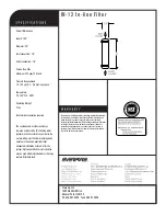 Preview for 2 page of Everpure IN-12 EV9100-07 Specification Sheet