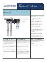 Everpure Kleensteam II Twin System EV9797-22 Specification Sheet preview