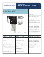 Предварительный просмотр 1 страницы Everpure MRS Reverse Osmosis System MRS-100 Specification Sheet