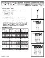 Preview for 1 page of Everpure QC7I Series Installation And Operation Manual