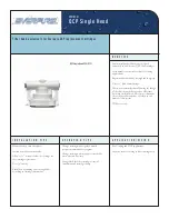 Preview for 1 page of Everpure QCP Single Head EV9107-21 Specification Sheet