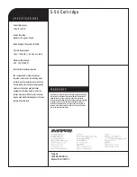 Preview for 2 page of Everpure S-54 Cartridge EV9720-06 Specification Sheet