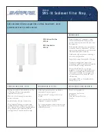 Предварительный просмотр 1 страницы Everpure Sediment Filter Wrap EV9799-04 Specification Sheet