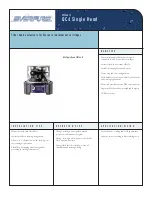 Everpure Single Head EV9266-12 Specification Sheet preview