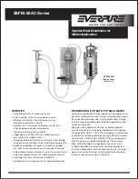 Everpure SSFM-50AC Series Specification Sheet preview