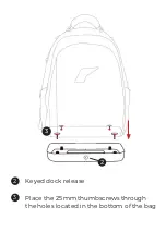 Предварительный просмотр 13 страницы EVERSAFE V2 Backpack Instruction Manual