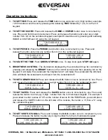 Preview for 6 page of Eversan 9384L-9012 Instruction Manual