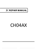 Предварительный просмотр 1 страницы EverSewn CH04AX Repair Manual