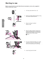 Предварительный просмотр 26 страницы EverSewn Sparrow X Instruction Manual