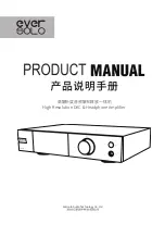 eversolo DAC-Z6 Product Manual предпросмотр