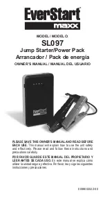 EverStart SL097 User Manual preview