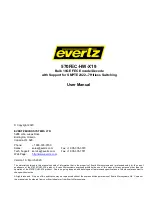 evertz 570FEC-HW-X19 User Manual preview