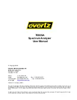 evertz 7880SA User Manual предпросмотр