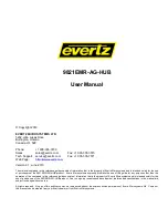 evertz 9821EMR-AG-HUB User Manual предпросмотр