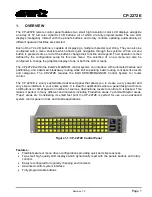 Предварительный просмотр 9 страницы evertz CP-2272E User Manual