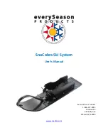 Every Season Products SnoCobra Ski System User Manual preview