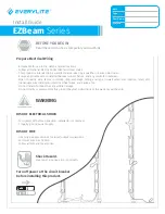 Предварительный просмотр 1 страницы Everylite EZBeam Series Install Manual