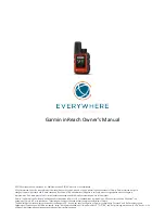 Preview for 1 page of EVERYWHERE COMMUNICATIONS Garmin inReach MINI Owner'S Manual