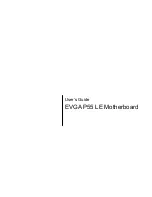 Предварительный просмотр 1 страницы EVGA 123-LF-E653-KR - P55 LE Motherboard User Manual