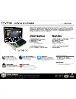 EVGA GeForce 210 DDR3 Specification preview