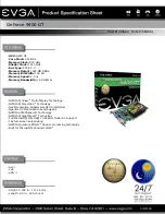 Preview for 1 page of EVGA GeForce 9400 GT Product Specifications