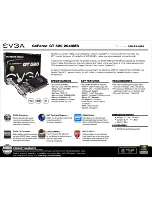 Preview for 1 page of EVGA GeForce GT 520 2048MB Product Specifications