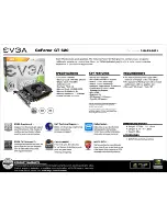 EVGA GeForce GT 620 Specifications предпросмотр